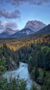 Fluss im Engadin